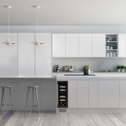 Dunavox Flow 17, Weink�hlschrank Unterbau, schwarz, DAUF-17.58DB. Mit 3 Jahren Garantie!