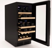 Dunavox Flow 32D, Weink�hlschrank, Edelstahl, DAUF-32.78DSS. Mit 3 Jahren Garantie!