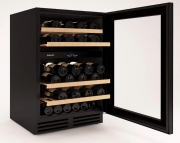 Dunavox Flow 45, Unterbau-Weink�hlschrank, Edelstahl, DAUF-45.125DSS.TO. Mit 3 Jahren Garantie!