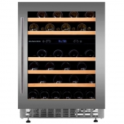 Dunavox Flow 46D, Unterbau-Weink�hlschrank, Edelstahl, DAUF-46.145DSS. Mit 3 Jahren Garantie!