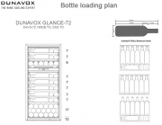 Dunavox Glance 72, Weink�hlschrank, Edelstahl, DAVG-72.185DSS.TO. Mit 3 Jahren Garantie!