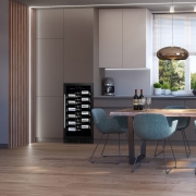 Dunavox Grande / Sera 70, Weink�hlschrank, schwarz, DX-70.258DB. Mit 3 Jahren Garantie!