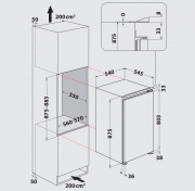 Privileg PRC 9VS2, Einbau K�hlschrank, EEK: E, mit 5 Jahren Garantie!