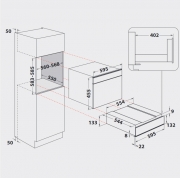 Bauknecht WD11 F140 W�rmeschublade in schwarz, mit 5 Jahren Garantie!