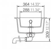 Einzelst�ck Schock Typos D-150 S A Einbau/Auflage, Croma