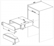 Einzelstck SMEG CPR915X Wrmeschublade, 15cm, Edelstahl, Designlinie Victoria