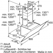 Neff D96IMW1G1, Schr�gesse 90 cm, GraphiteGrey Edition, EEK: A+, mit 5 Jahren Garantie!