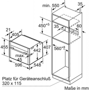 Neff C17MS22G0, Kompakt-Einbaubackofen mit Mikrowelle und Home Connect, mit 5 Jahren Garantie!