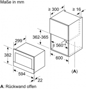 Neff C17WR01G0, Einbau-Mikrowellengert, Rechtsanschlag, mit 5 Jahren Garantie!