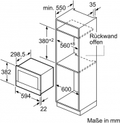 Neff C17WR01G0, Einbau-Mikrowellengert, Rechtsanschlag, mit 5 Jahren Garantie!
