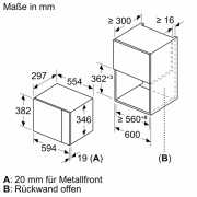 Neff HLAWD23G0, Einbau-Mikrowellengert, mit 5 Jahren Garantie!