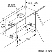 Neff D49PU54X1, Flachschirmhaube 90 cm, Edelstahl, EEK: B, mit 5 Jahren Garantie!