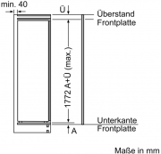 Neff KI2826DE0 N70, FreshSafe 2 Einbau-K�hlschrank mit Gefrierfach, 177,5 cm, mit 5 Jahren Garantie!