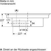 Neff T58PL6GA7, SET Induktions-Kochfeld, T58PL6EX2, inkl. Z861SB2 Flachkanalbogen, mit 5 Jahren Garantie!