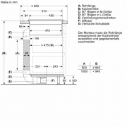 Neff T48TD7GA6, SET Induktions-Kochfeld, T48TD7BN2, inkl. Z861SB4 Flachkanalbogen, mit 5 Jahren Garantie!