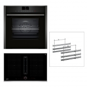 Neff JUBISH1VC2, SET Einbaubackofen B57VS22G0 + T58TL6EN2 + Z12TF36X0, EEK: A+, mit 5 Jahren Garantie!