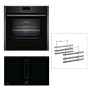 Neff JUBISH2VC2, SET Einbaubackofen B57VS22G0 + T58PL6EX2 + Z12TF36X0, EEK: A+, mit 5 Jahren Garantie!
