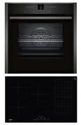 Neff NC5780FF, SET Einbaubackofen B57CR22G0 + Induktionskochfeld T58FD20X0, mit 5 Jahren Garantie!