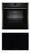 Neff NC4780FF, SET Einbaubackofen B47CR22G0 + Induktionskochfeld T58FD20X0, EEK: A+, mit 5 Jahren Garantie!