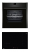 Neff NC4780FI, SET Einbaubackofen B47CR22G0 + Induktionskochfeld T48FD23X2, EEK: A+, mit 5 Jahren Garantie!