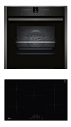 Neff NC1780FI, SET Einbaubackofen B17CR22G0 + Induktionskochfeld T48FD23X2, EEK: A+, mit 5 Jahren Garantie!